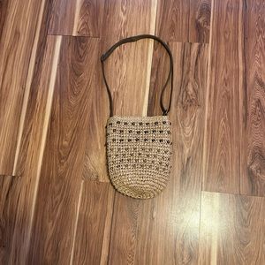 Sun N Sand beaded straw purse
